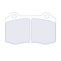 Plaquettes de Freins Avant CL Brakes RC5+ pour Citroën C2 R2
