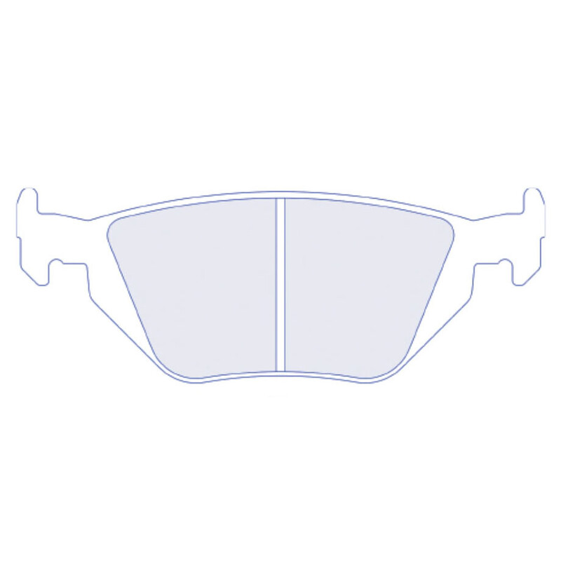 Plaquettes de Freins Arriere CL Brakes RC5+ pour BMW Z3 M