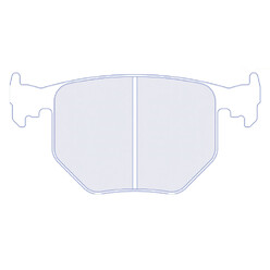Plaquettes de Freins Arriere CL Brakes RC6 pour BMW M3 E46