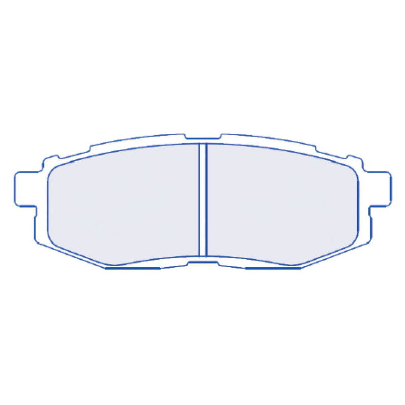 Plaquettes de Freins Arriere CL Brakes RC5+ pour Subaru Impreza WRX STI 2.5 AWD GH / GR / GV (300 ch)