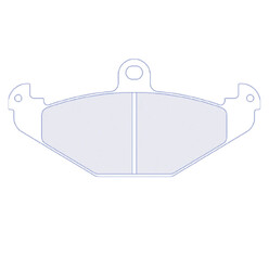 Plaquettes de Freins Arriere CL Brakes RC5+ pour Lotus Elise S1
