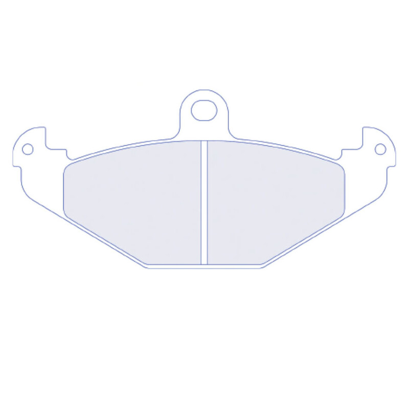 Plaquettes de Freins Arriere CL Brakes RC8 pour Lotus Esprit S2