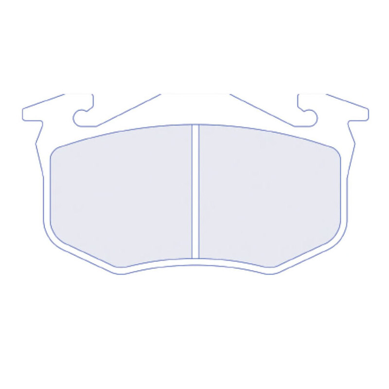 Plaquettes\u0020de\u0020Freins\u0020Arriere\u0020CL\u0020Brakes\u0020RC6\u0020pour\u0020Peugeot\u0020206\u0020S16