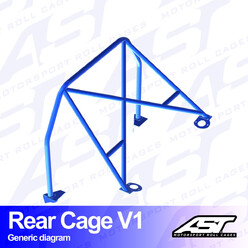 Demi-Arceau à Boulonner AST Rollcages V1 pour Alfa 147