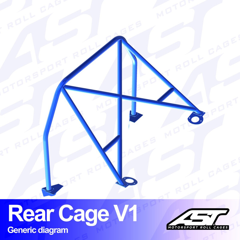 Demi-Arceau à Boulonner AST Rollcages V1 pour Seat Ibiza 6K