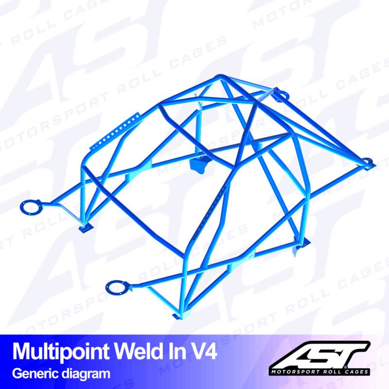 Arceau 10 Points à Souder AST Rollcages V4 pour Opel Corsa E
