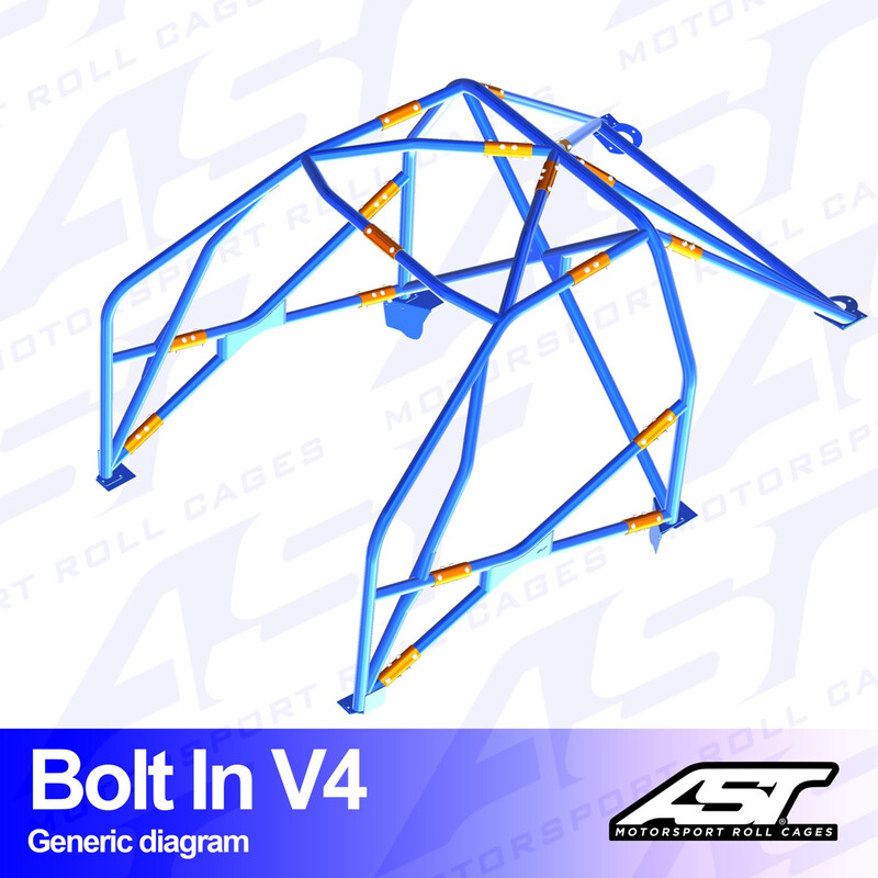 Arceau 6 Points à Boulonner AST Rollcages V4 pour BMW M4 F82 - FIA