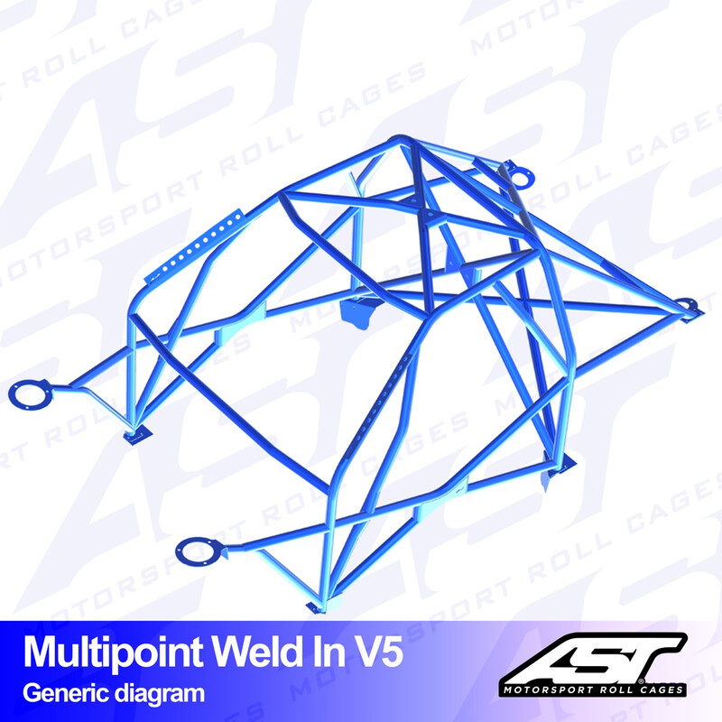 Arceau 10 Points à Souder AST Rollcages V5 pour Mazda 323