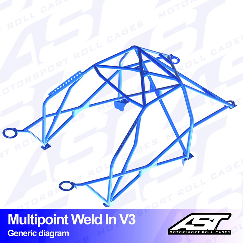 Arceau 10 Points à Souder AST Rollcages V3 pour Volvo 940