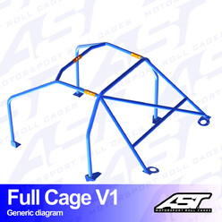 Arceau 6 Points à Boulonner AST Rollcages V1 pour Toyota Corolla AE86 Trueno