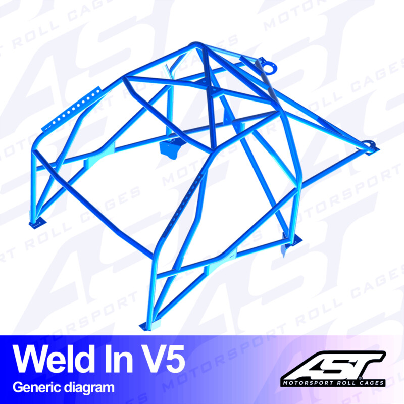 Arceau 8 Points à Souder AST Rollcages V5 pour Audi A4 B5 Avant (Quattro) - FIA