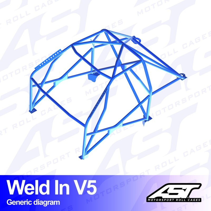 Arceau 8 Points à Souder AST Rollcages V5 pour BMW Série 1 F21 (3 Portes)