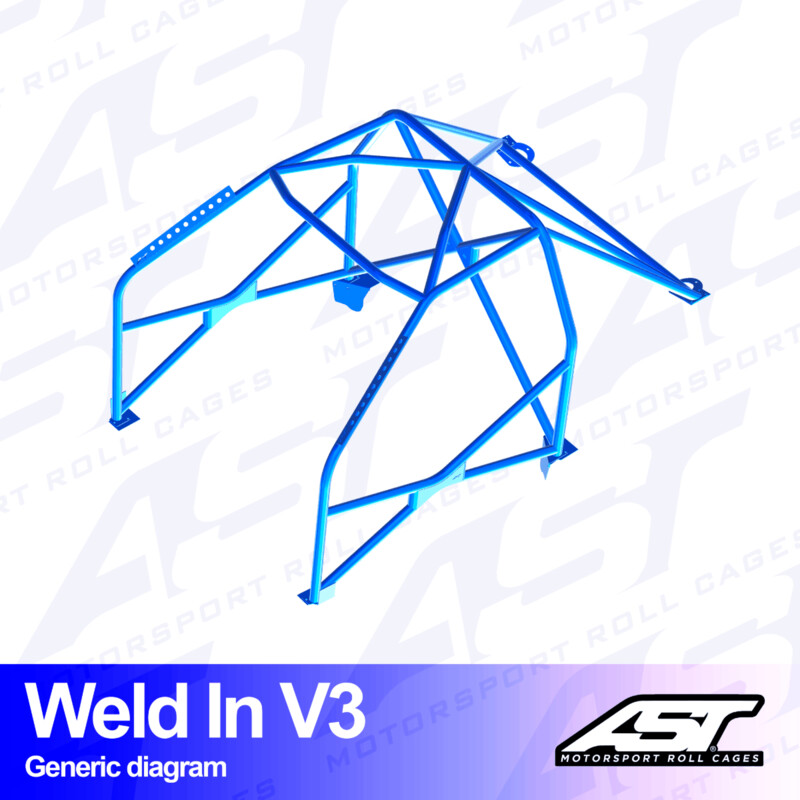 Arceau 8 Points à Souder AST Rollcages V3 pour Mini Cooper R56