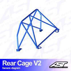 Demi-Arceau à Boulonner AST Rollcages V2 pour Mazda RX-7 FD