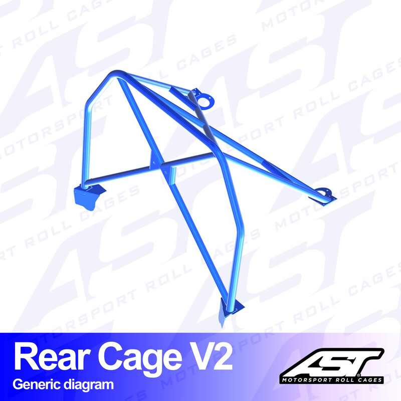 Demi-Arceau à Boulonner AST Rollcages V2 pour Renault Supercinq