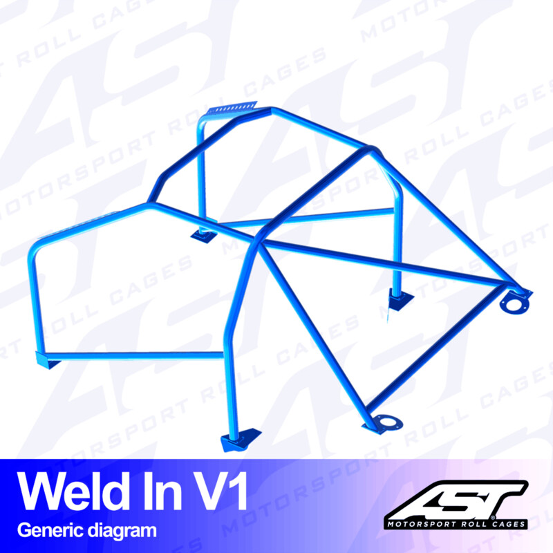 Arceau 8 Points à Souder AST Rollcages V1 pour Mini Cooper R53 - FIA
