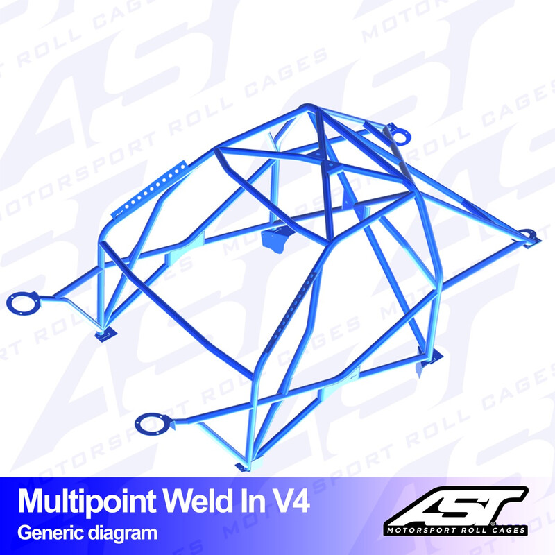 Arceau 10 Points à Souder AST Rollcages V4 pour Nissan 200SX S14 / S14A