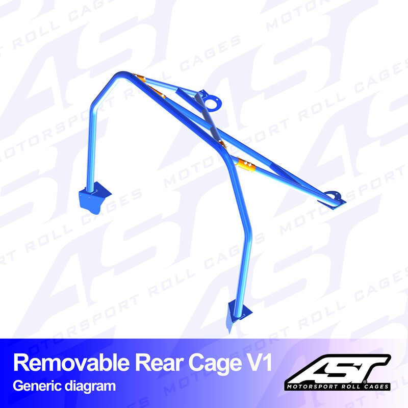Demi-Arceau à Boulonner AST Rollcages V1 pour BMW Série 1 E82 (Coupé)