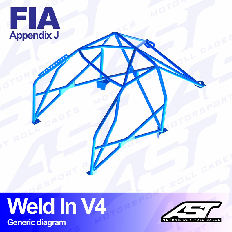 Arceau 8 Points à Souder AST Rollcages V4 pour BMW Série 3 E90 (Berline) - FIA