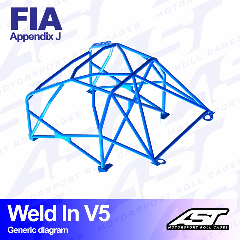 Arceau 8 Points à Souder AST Rollcages V5 pour Porsche 911 930 - FIA
