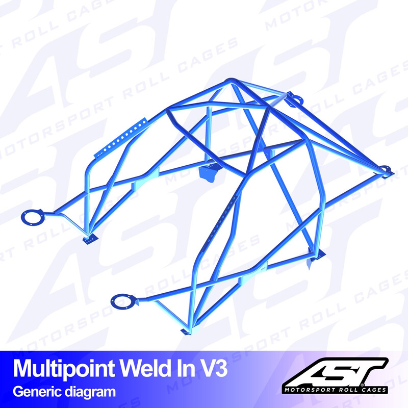 Arceau 10 Points à Souder AST Rollcages V3 pour Mazda MX-5 NA