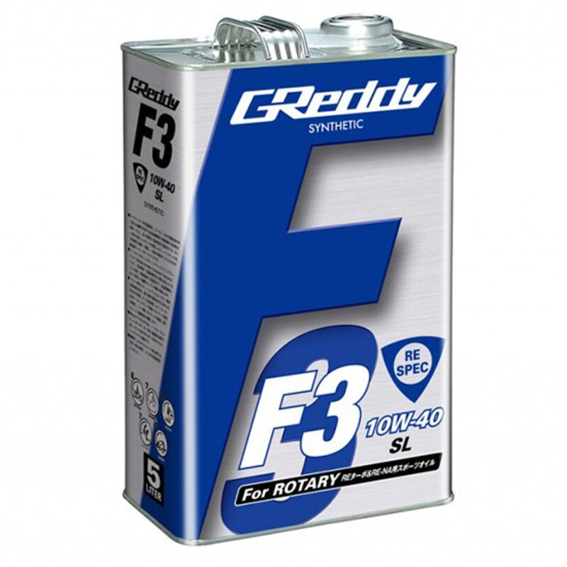 5L Huile Moteur Rotatif Greddy F3 RE-Spec 10W40 SL