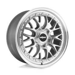 Rotiform R155 LSR 18x8.5" 5x112 ET35, Gris Argenté Poli