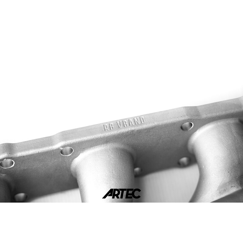 Collecteur d'Echappement Artec V-Band Reverse Rotation pour Nissan RB20/25/26