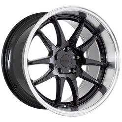 Rota Forum 18x9.5" 5x114.3 ET15, Noir Brillant