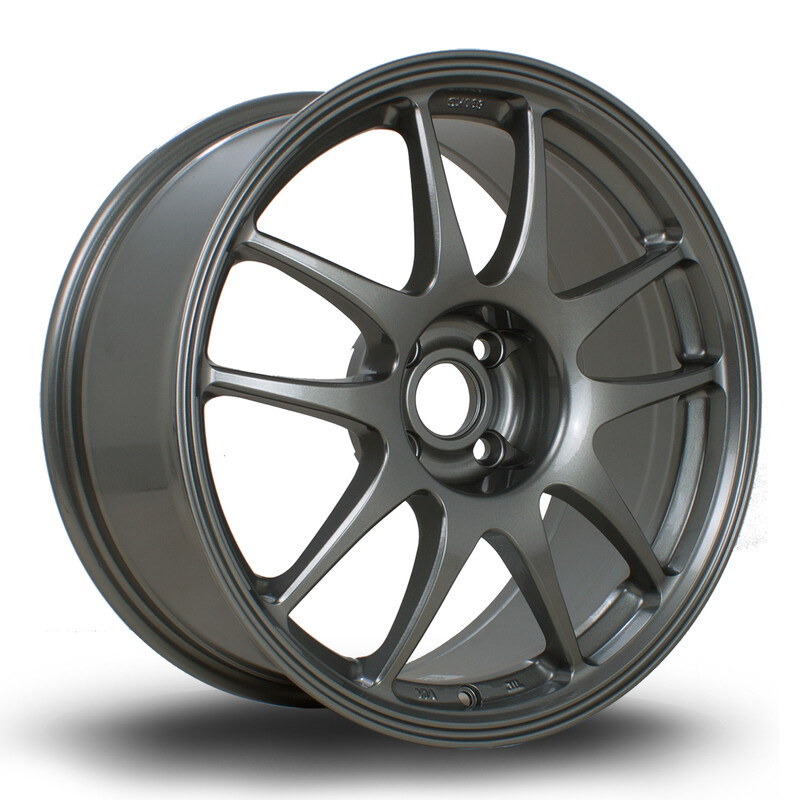 Rota Torque 17x8" 4x100 ET35, Gris Anthracite