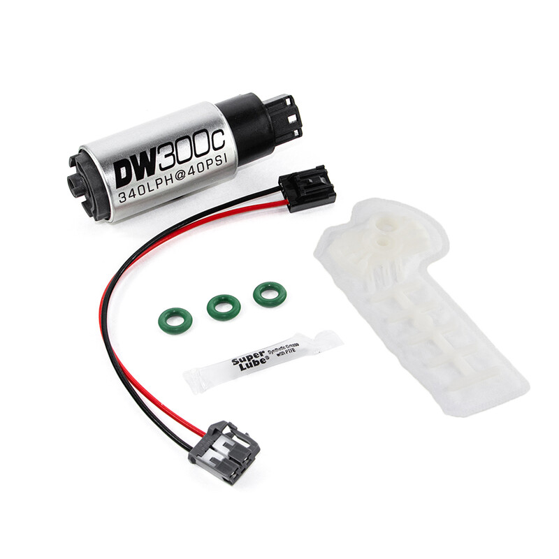 Pompe à Essence Deatschwerks DW300 340 L/h E85 pour Subaru Forester (97-07), Impreza GC, GD (93-07), Legacy GT (90-99, 05-07)