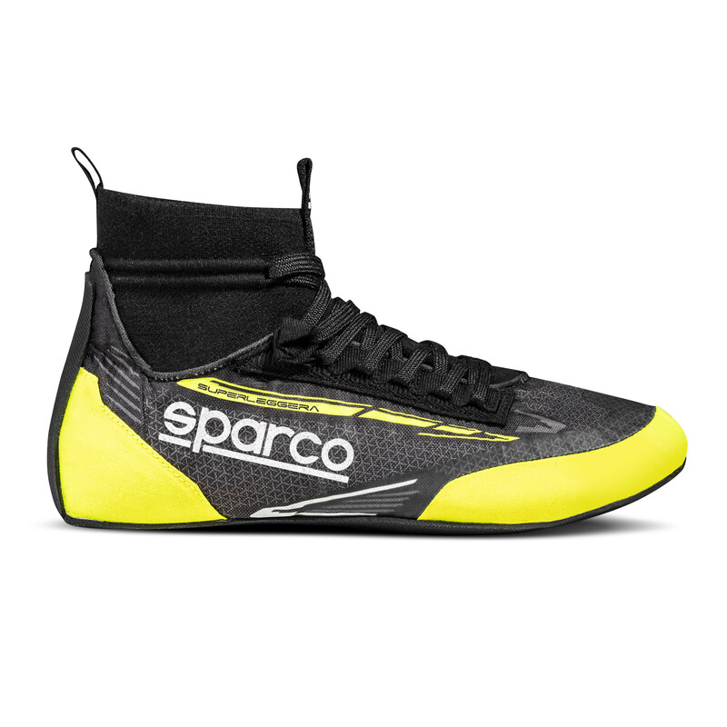 Bottines Sparco Superleggera Noires & Jaunes (FIA)