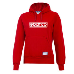 Sweat à Capuche Sparco Frame Femme Rouge