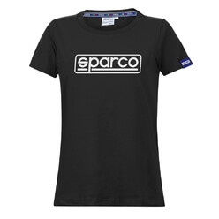 T-Shirt Sparco Frame Femme Noir