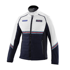 Softshell Sparco Martini Racing Marine & Blanc