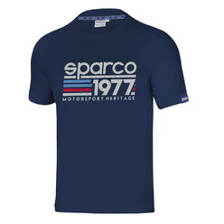 T-Shirt Sparco 1977 Bleu Marine