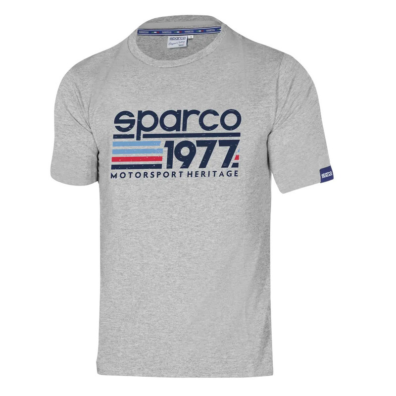 T\u002DShirt\u0020Sparco\u00201977\u0020Gris