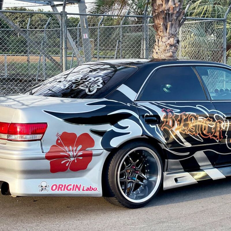 Ailes Arrière Origin Labo +50mm pour Toyota Mark II JZX100 (avec rajouts de portières)
