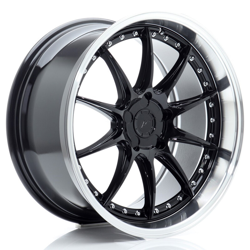 Japan Racing JR-41 19x9.5" (5 trous - sur mesure) ET12-22, Noir / Brillant