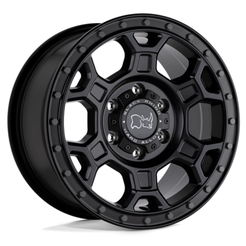 Black Rhino Midhill 16x8 6x130 ET45, Noir Mat