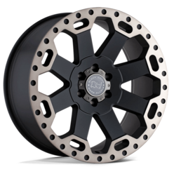 Black Rhino Warlord 17x9 6x139.7 ET12, Noir Mat