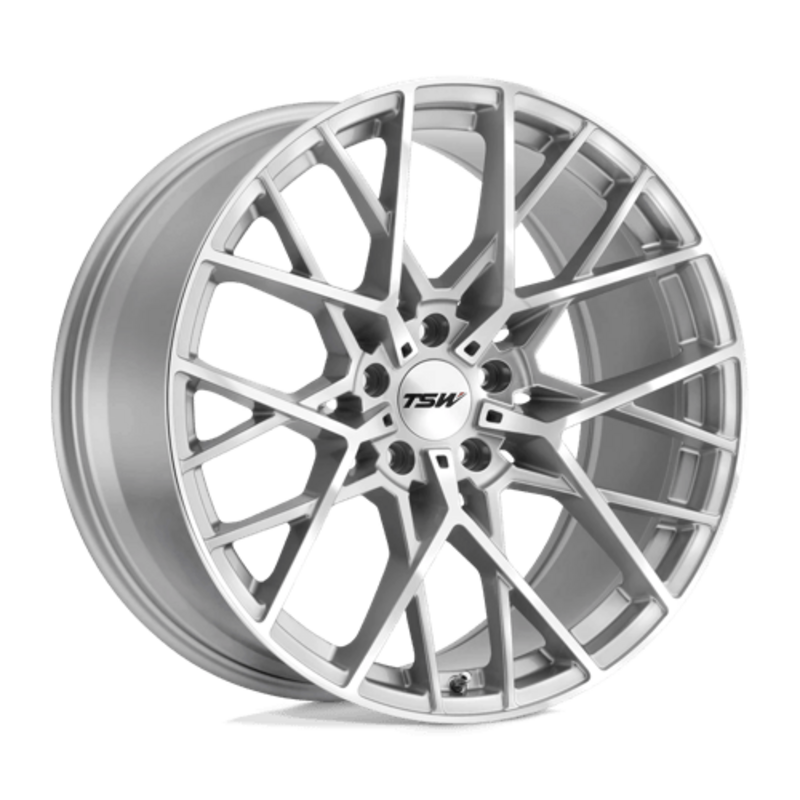 TSW Sebring 18x8.5 5x114.3 ET40, Gris Argenté, Branches Polies