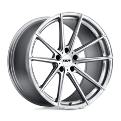 TSW Bathurst 19x8.5 5x120 ET35, Gris Argenté, Branches Polies