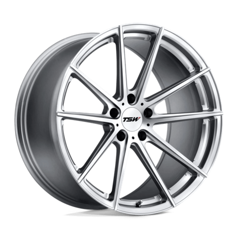 TSW Bathurst 20x9 5x114.3 ET20, Gris Argenté, Branches Polies