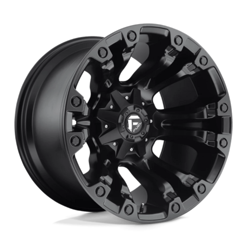 Fuel D560 Vapor 20x12 6x135/139.7 ET-44, Noir Mat