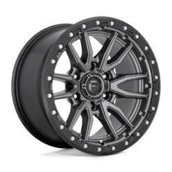 Fuel D680 Rebel 18x9 6x139.7 ET01, Gunmetal Mat, Cerclage Noir