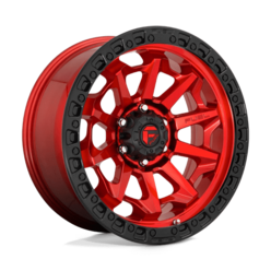 Fuel D695 Covert 18x9 6x139.7 ET20, Rouge Candy, Cerclage Noir