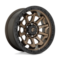 Fuel D696 Covert 18x9 6x139.7 ET-12, Bronze Mat, Cerclage Noir