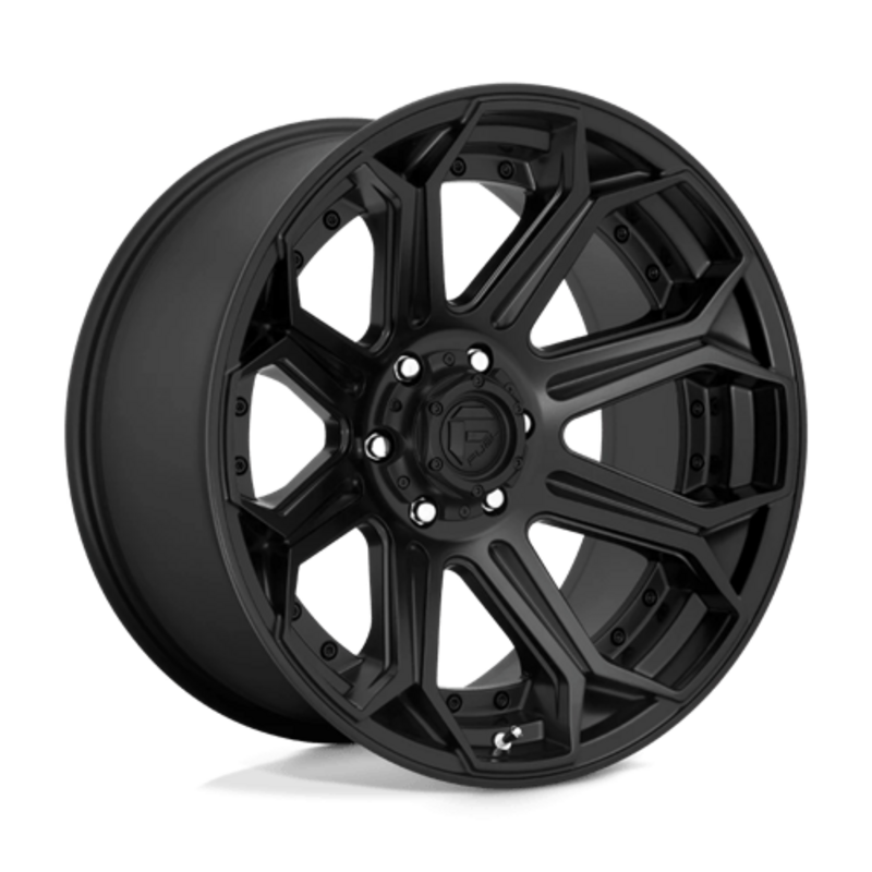 Fuel D706 Siege 20x10 6x139.7 ET-18, Noir Mat