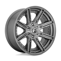 Fuel D710 Rogue Platinum 20x10 6x135 ET-18, Gunmetal Brossé